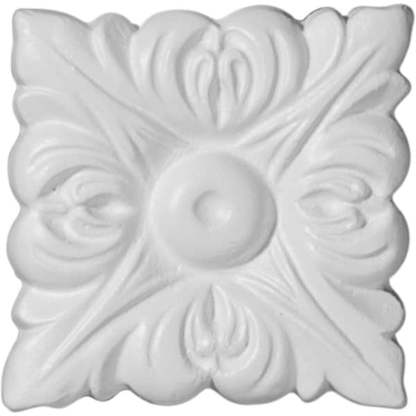 Ekena Millwork 2 1/2"W x 2 1/4"H x 3/8"P Oxford Square Rosette ROS02X02OX - main